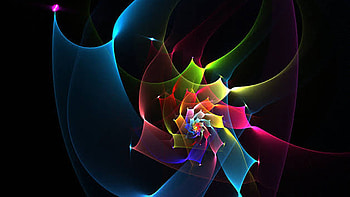 Colorful Creative Graphic Design Art Black Background Creative HD wallpaper