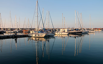 Boats, pleasure, water, harbor HD wallpaper