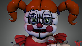 Circus Baby (Five Nights at Freddy's), video game, Five Nights at Freddy's: Sister Location, Five Nights at Freddy's HD wallpaper
