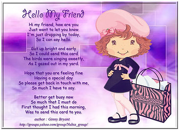 HELLO MY FRIENDS GREETING, greeting, my, hello, friends HD wallpaper