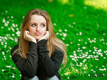 Beauty In Black, , in black, cool, beautiful, girl HD wallpaper