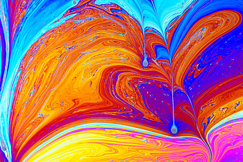 Abstract, Divorces, Paint, Liquid HD wallpaper