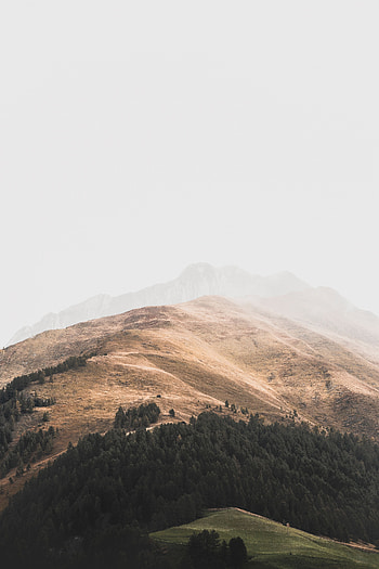 Landscape, Nature, Mountains, View From Above, Fog HD phone wallpaper