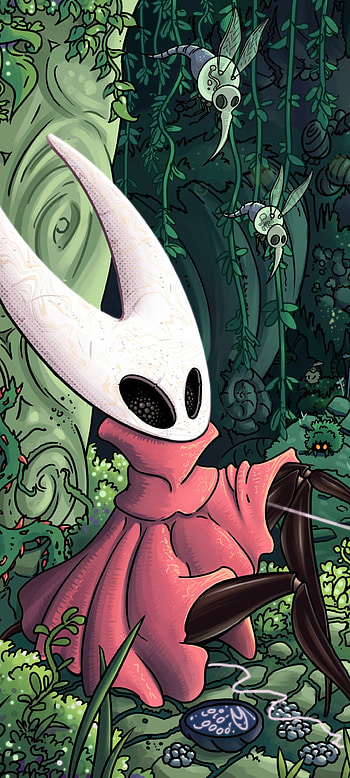 Mossbound Wanderer — Hollow Knight , video game, Hollow Knight HD phone wallpaper