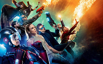 Legends of Tomorrow , Action-packed scenes, Superhero team, Time-traveling adventures HD wallpaper