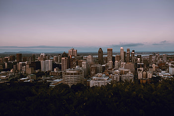 Cities, Sky, Architecture, City, Building, Evening HD wallpaper