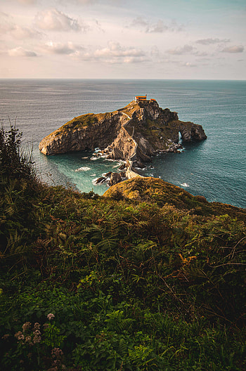 Nature, Sea, Horizon, Fern, House, Island HD phone wallpaper
