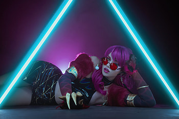 Kda Evelynn Lol Cosplay , shirogane-sama, league-of-legends, cosplay, games HD wallpaper