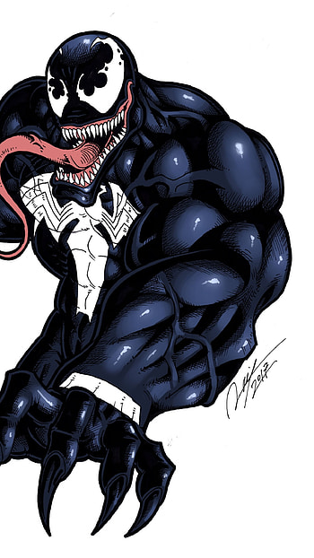 Venom, Painting HD phone wallpaper