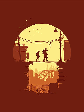 The Last of Us, Minimalistic , Artistic design, Simplicity at its finest HD phone wallpaper