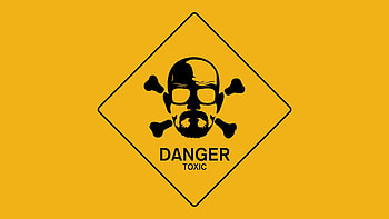 Breaking Bad Danger, typography, breaking-bad, tv-shows HD wallpaper