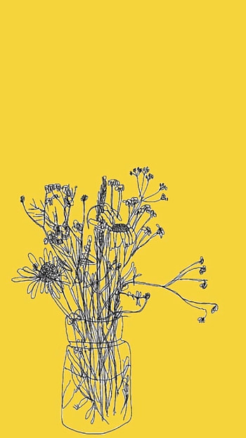 Yellow Aesthetic, Yellow Painting HD phone wallpaper