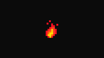 8 Bit Digital Fire HD wallpaper