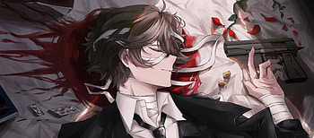Osamu Dazai, Osamu Dazai, Anime, Bungou Stray Dogs HD wallpaper