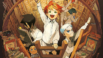 Promised Neverland , Striking artwork, Memorable characters, Unpredictable plot HD wallpaper