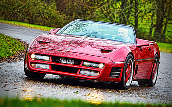 RJD Tempest, , R, 1991 cars, retro cars, red cabriolet, 1991 RJD Tempest, RJD HD wallpaper