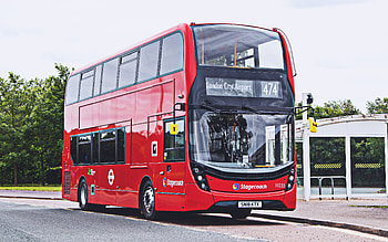Alexander Dennis Enviro400H, , red bus, 2021 buses, R, double-decker buses, passenger transport, electric buses, passenger bus, Alexander Dennis HD wallpaper