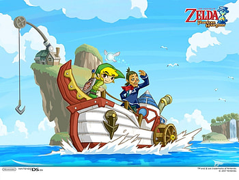 The Legend of Zelda Phantom Hourglass Link Linebeck, zelda, ship, phantom hourglass HD wallpaper
