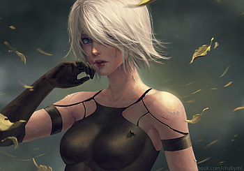 YoRHa NO 2 Type B Nier Automata, nier-automata, 2017-games, games, artwork, deviantart, artist, digital-art, fantasy-girls HD wallpaper