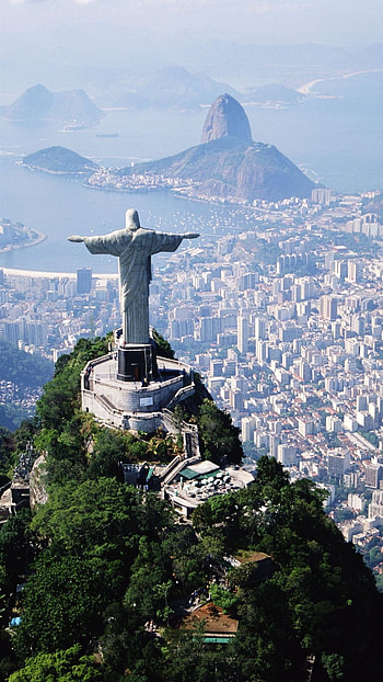 Christ the Redeemer, , Mobile background, Digital art HD phone wallpaper