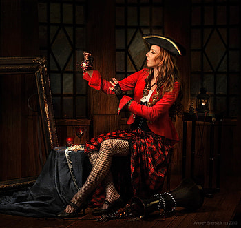 jewelry, lady, pirates, glow HD wallpaper
