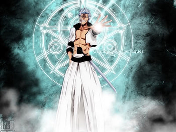 Grimmjow, blue, bleach, anime HD wallpaper