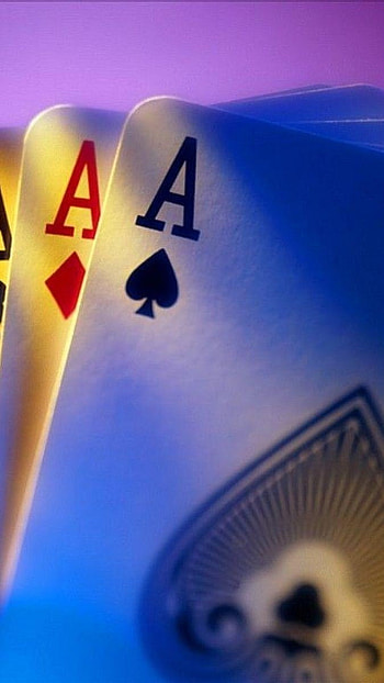 Ace King, Neon Theme, cards HD phone wallpaper