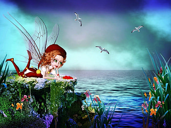 Summer Fun, summer, elf, abstract, fantasy HD wallpaper