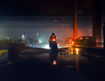 Cyberpunk 2077, game, biker, 2020 HD wallpaper