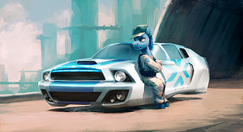 Pony Police Security, police, artist, artwork, digital-art, deviantart HD wallpaper
