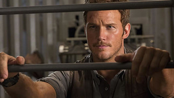 Chris Pratt, Jurassic World , Velociraptor, Movie actors HD wallpaper