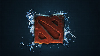 Dota 2 Logo Art, dota, dota-2, games, logo, art HD wallpaper