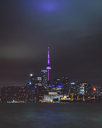 Cities, Night, Shore, Bank, Night City, City Lights, Megalopolis, Megapolis HD phone wallpaper