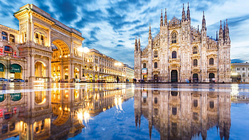 Piazza del Duomo, Italy HD wallpaper
