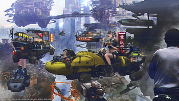 Up in the air, tiger, fantasy, art, geping, tigru, girl, yontion j jiang, dark HD wallpaper