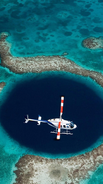 Great Blue Hole, Stunning , Captivating backgrounds, Natural beauty HD phone wallpaper