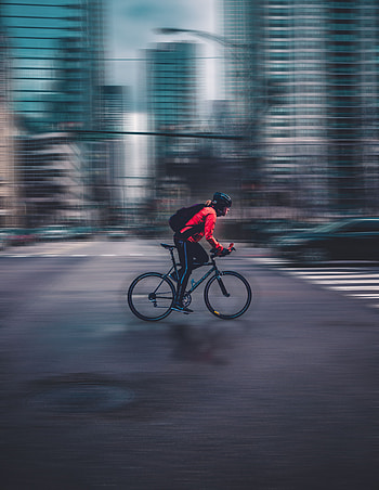 Sports, Movement, Traffic, Blur, Smooth, Speed, Bicycle, Cyclist HD phone wallpaper