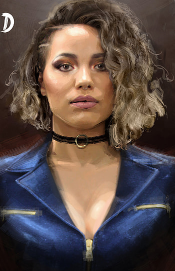 Black Canary, Birds of Prey, Hair studies, Artstation HD phone wallpaper