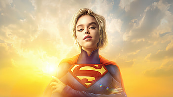 Supergirl Powerhouse, supergirl, milly-alcock, superheroes, dc-comics, artwork, artist, digital-art, artstation HD wallpaper