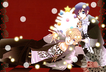Ouran Christmas, host, christmas, club, school, high, ouran HD wallpaper