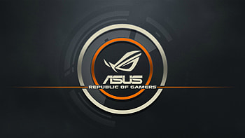 asus, logo, republic of gamers, computer HD wallpaper