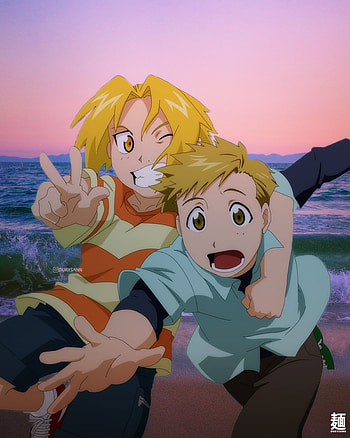 fullmetal alchemist, brotherhood, elric, fmab, edward HD phone wallpaper