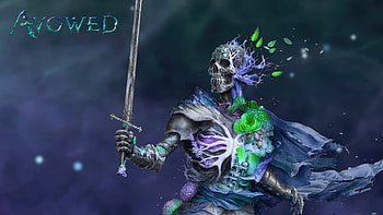 Avowed Game Fantasy Skeleton Warrior, video game, Avowed HD wallpaper