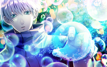 Satoru Gojo, , protagonist, Jujutsu Kaisen, battle, Gojo Satoruvga, Jujutsu Kaisen characters, Satoru Gojo Jujutsu Kaisen HD wallpaper
