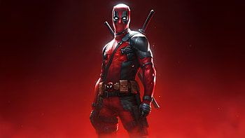Deadpool Red And Reckless, deadpool, superheroes, artwork, digital-art, ai HD wallpaper