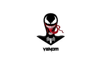 Venom Movie Minimalism, venom-movie, venom, 2018-movies, movies, poster, artist, artwork, artstation HD wallpaper