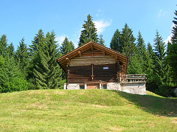 Baita, trentino, maso, prato, siror, montagna HD wallpaper