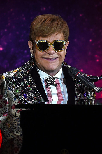 Elton John, Joyful serenade, Royal wedding tribute, Harry and Meghan HD phone wallpaper