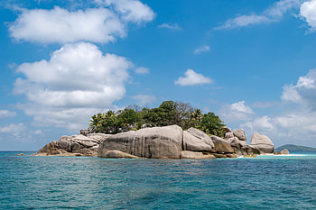 Nature, Water, Trees, Sea, Rocks, Island HD wallpaper