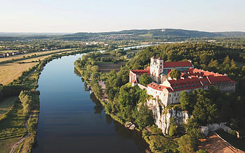 Monastery in Krakow, Poland, Poland, river, Vistula, monastery, Krakow, Tyniec HD wallpaper